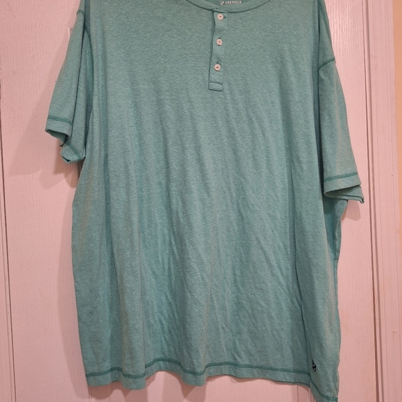 NWOT Mens XXL Cremieux Henley Shirt - Picture 2 of 2